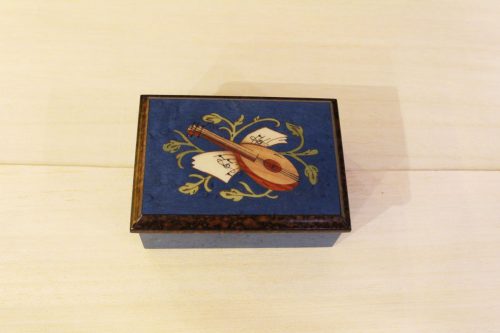 Sorrento inlaid wooden jewelry box