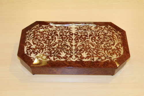 Italian inlaid music box