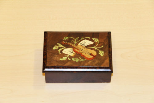 Sorrento inlaid wooden jewelry box