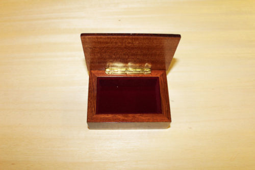 Velvet lining - Sorrento inlaid wood box