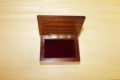 Velvet lining - Inlaid wood box