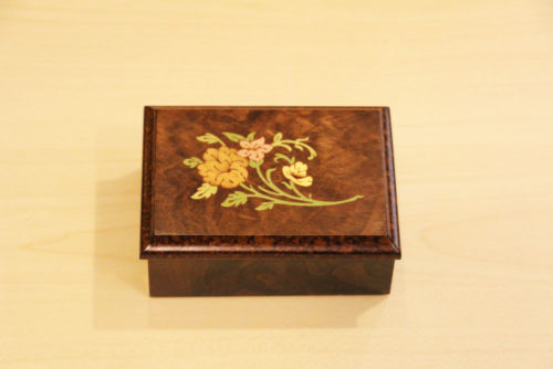 Handcrafted Italian inlaid wood box