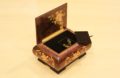 Velvet lining - Inlaid wood music box