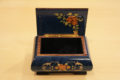 Velvet lining - Inlaid music box with flowers
