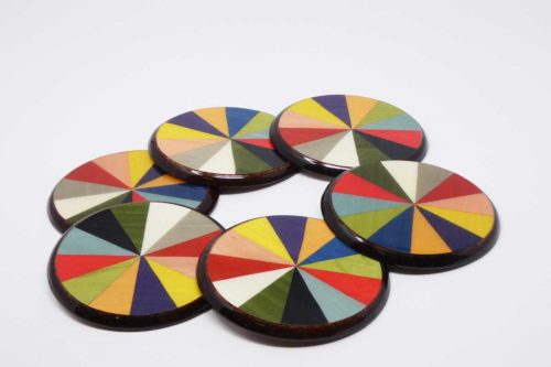 Inlaid coasters